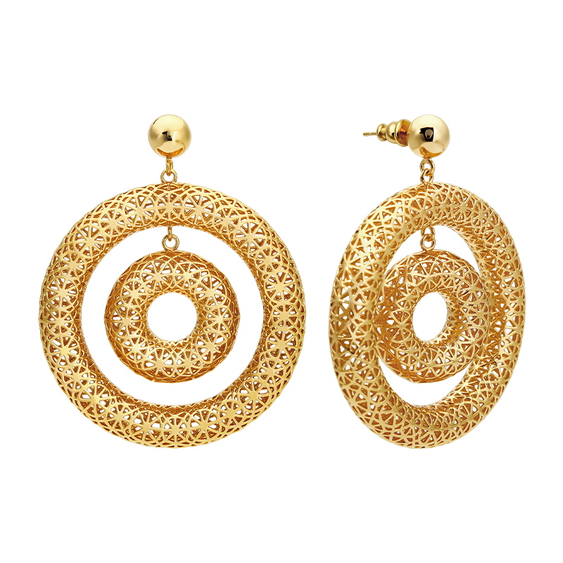 Women'S Fashion Website - IVOG Bicyclic Ring Hollowed Out Drop