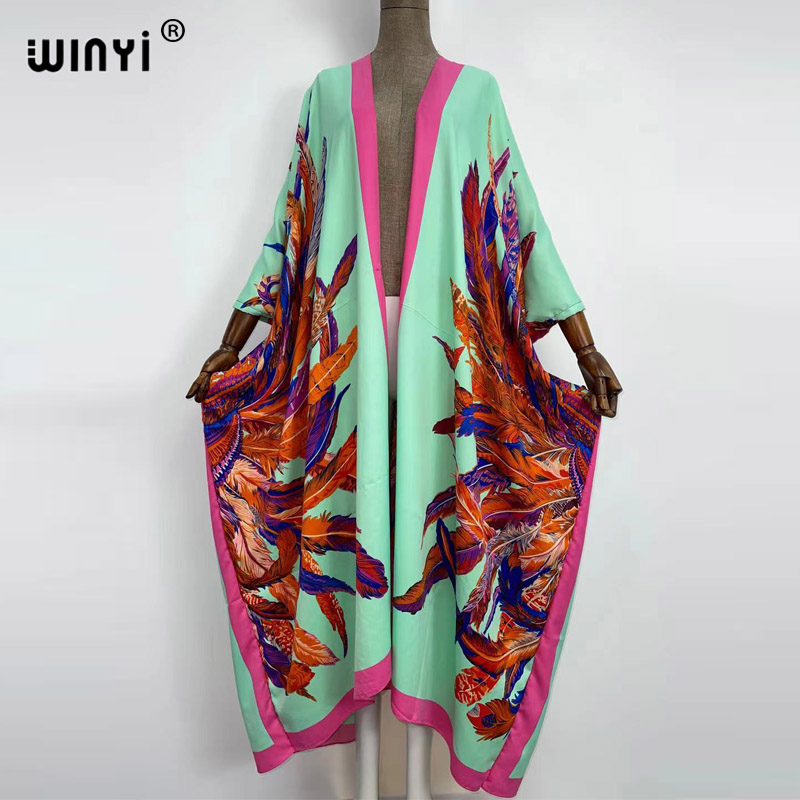 Women'S Fashion Kimono - WINYI 2022 Oversized Beach Kimono With