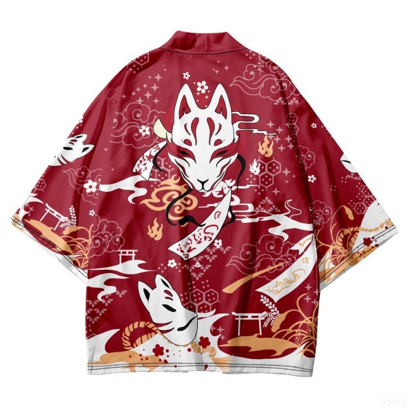 Chinese Style Harajuku Haori P - Women'S Fashion Kimono recension och pris