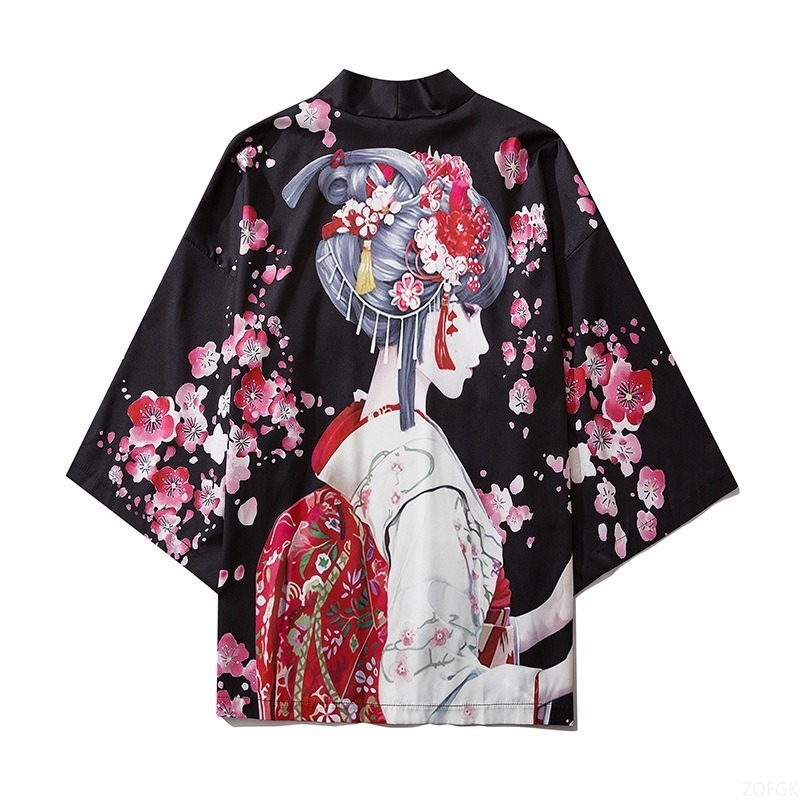 Chinese Style Harajuku Haori P - Women'S Fashion Kimono recension och pris