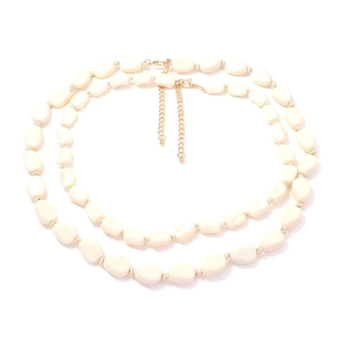 Multilayer Irregular Oval Bead - Women'S Fashion Ww2 recension och pris