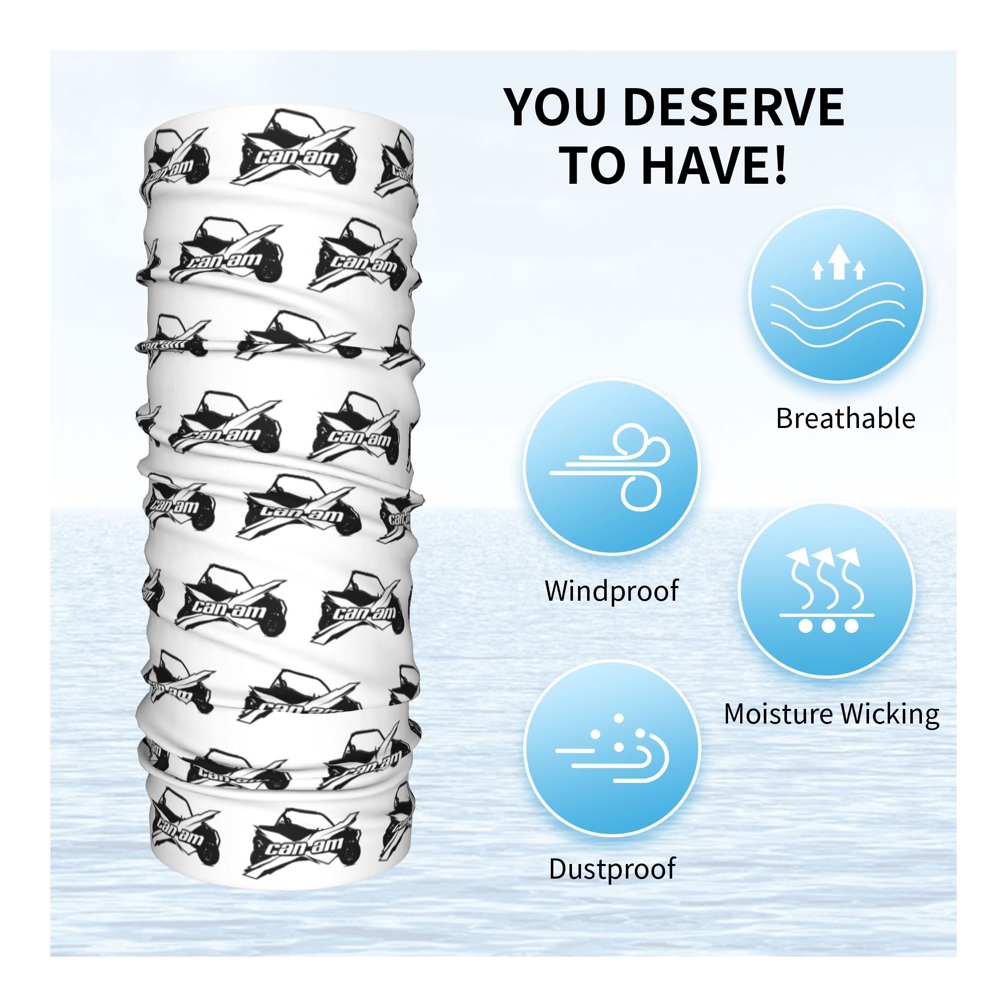 Custom Can Am Bandana Winter N - Women Fashion Logo recension och pris