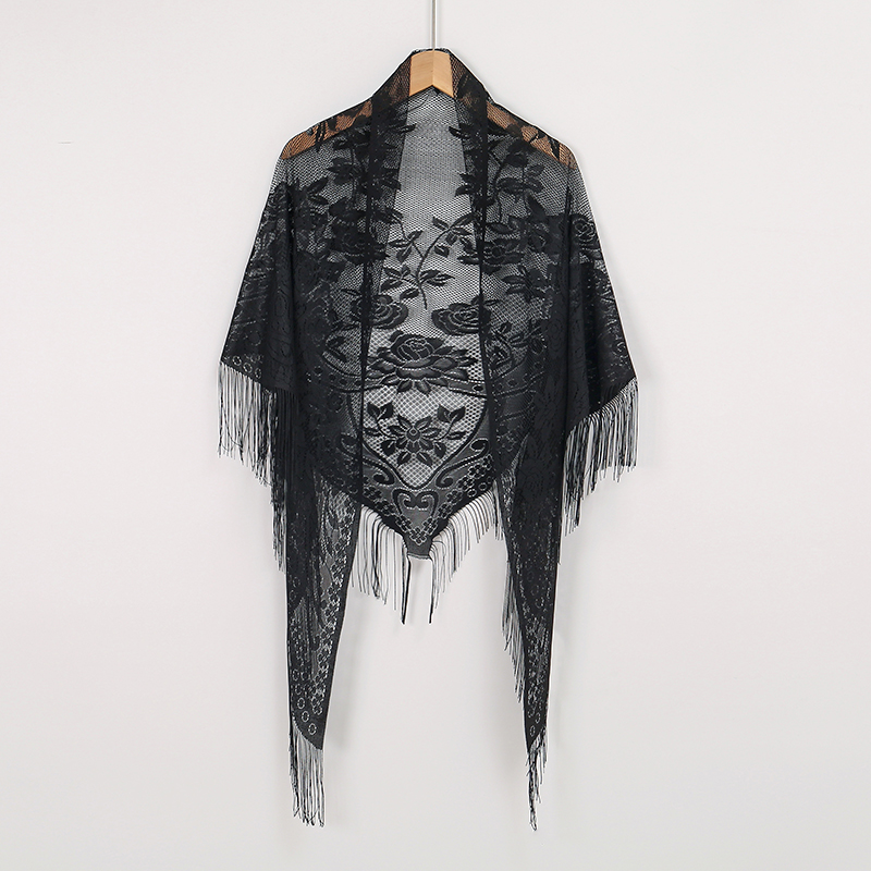 New Embroidery Lace Scarf Shaw - Women'S Fashion Poncho recension och pris