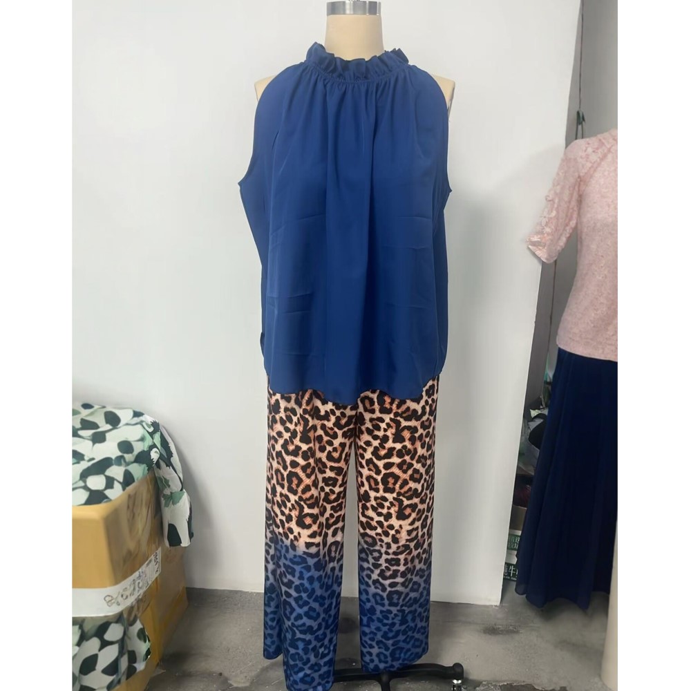 Women's Suit Printed Leopard P - Wide Leg Palazzo Pants recension och pris