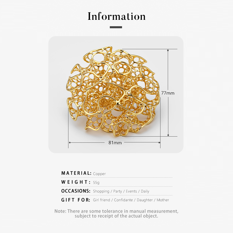 IVOG Hollow Out 18K Gold Plate - Women'S Fashion Website recension och pris