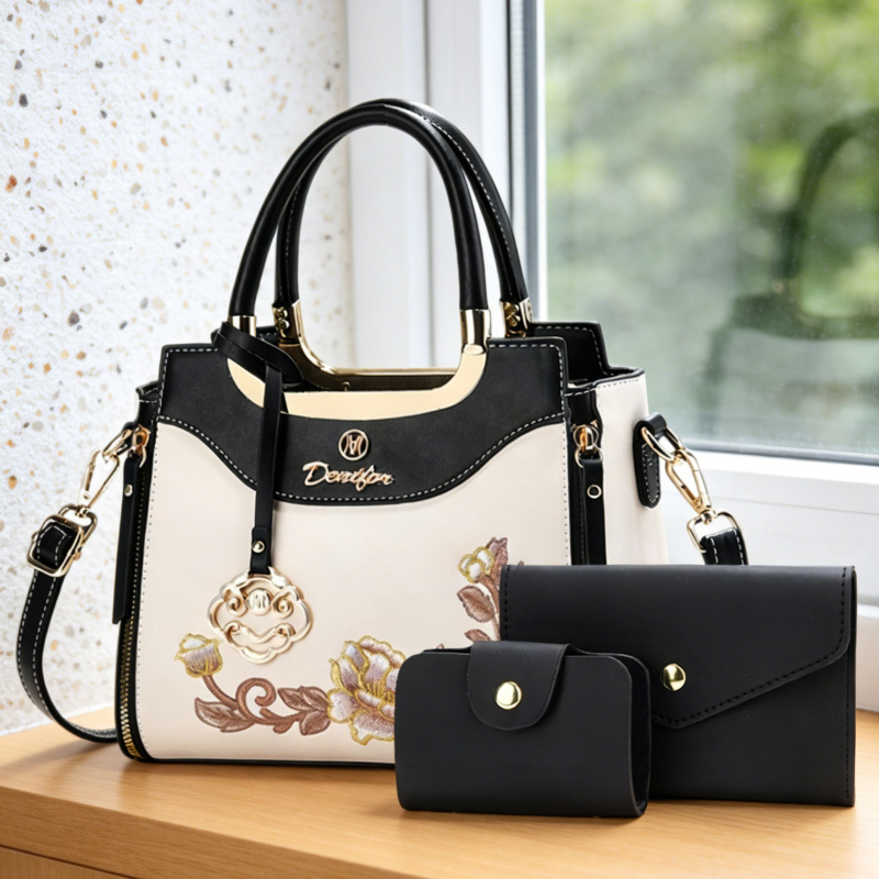 3-piece set of high-quality em - Women Fashion Handbags recension och pris