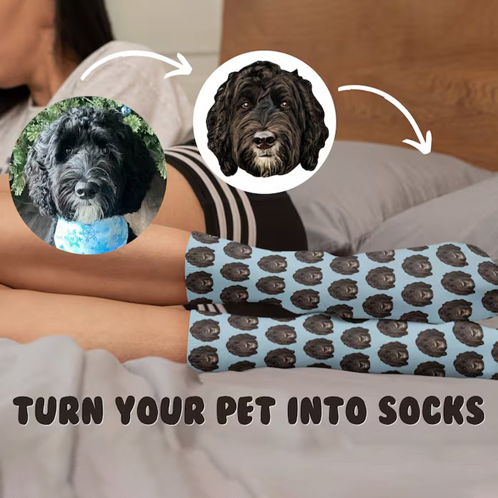 Customize face socks fashion h - Women Fashion Logo recension och pris