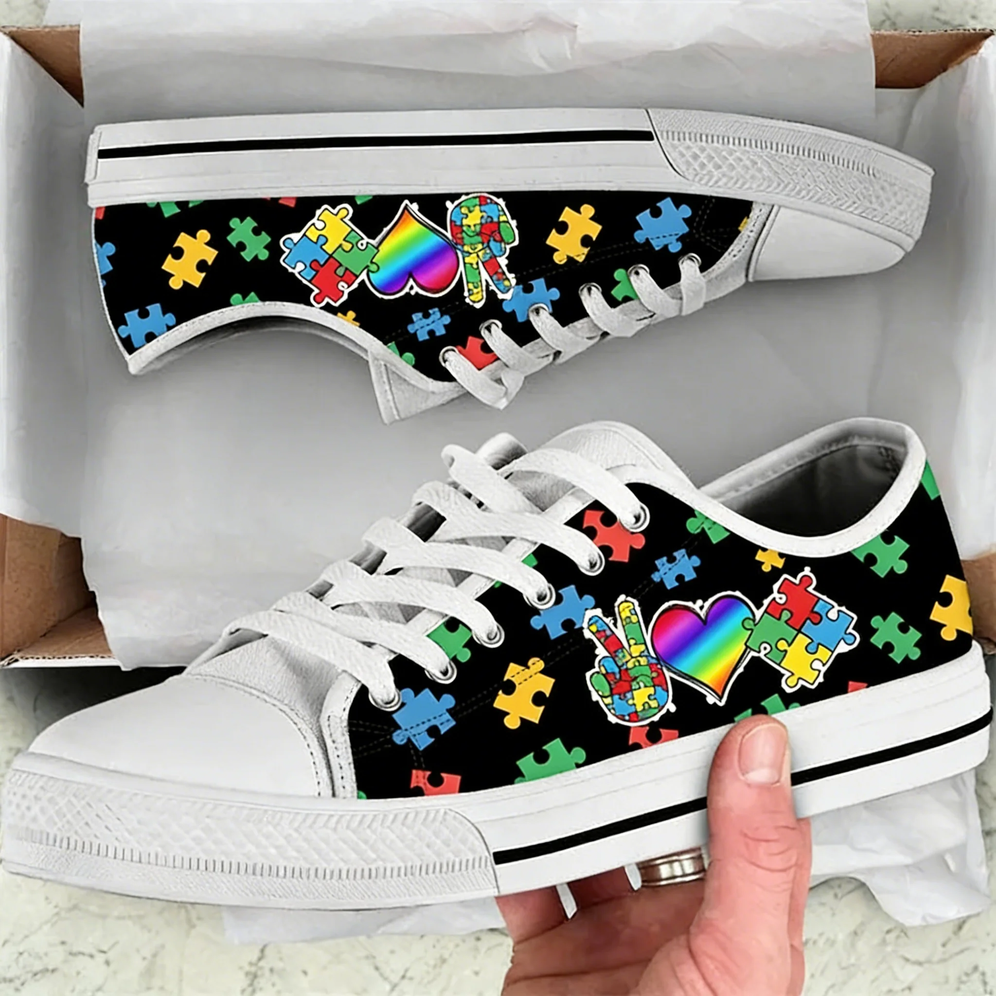 Fashion Low Top Canvas Shoes f - Women'S Fashion Tennis Shoes recension och pris
