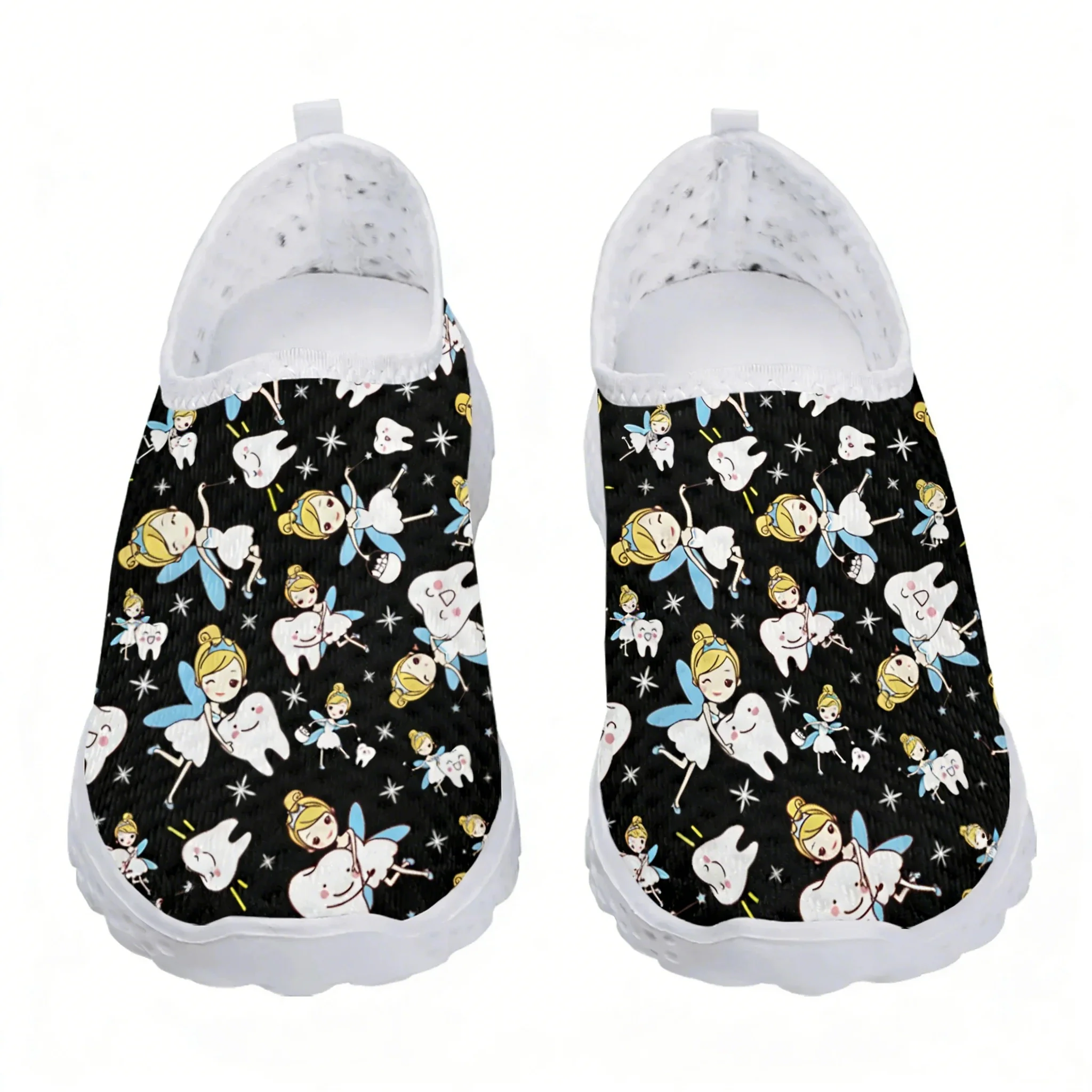 Cute Cartoon Nurse Elf/Teeth M - Women'S Fashion Tennis Shoes recension och pris