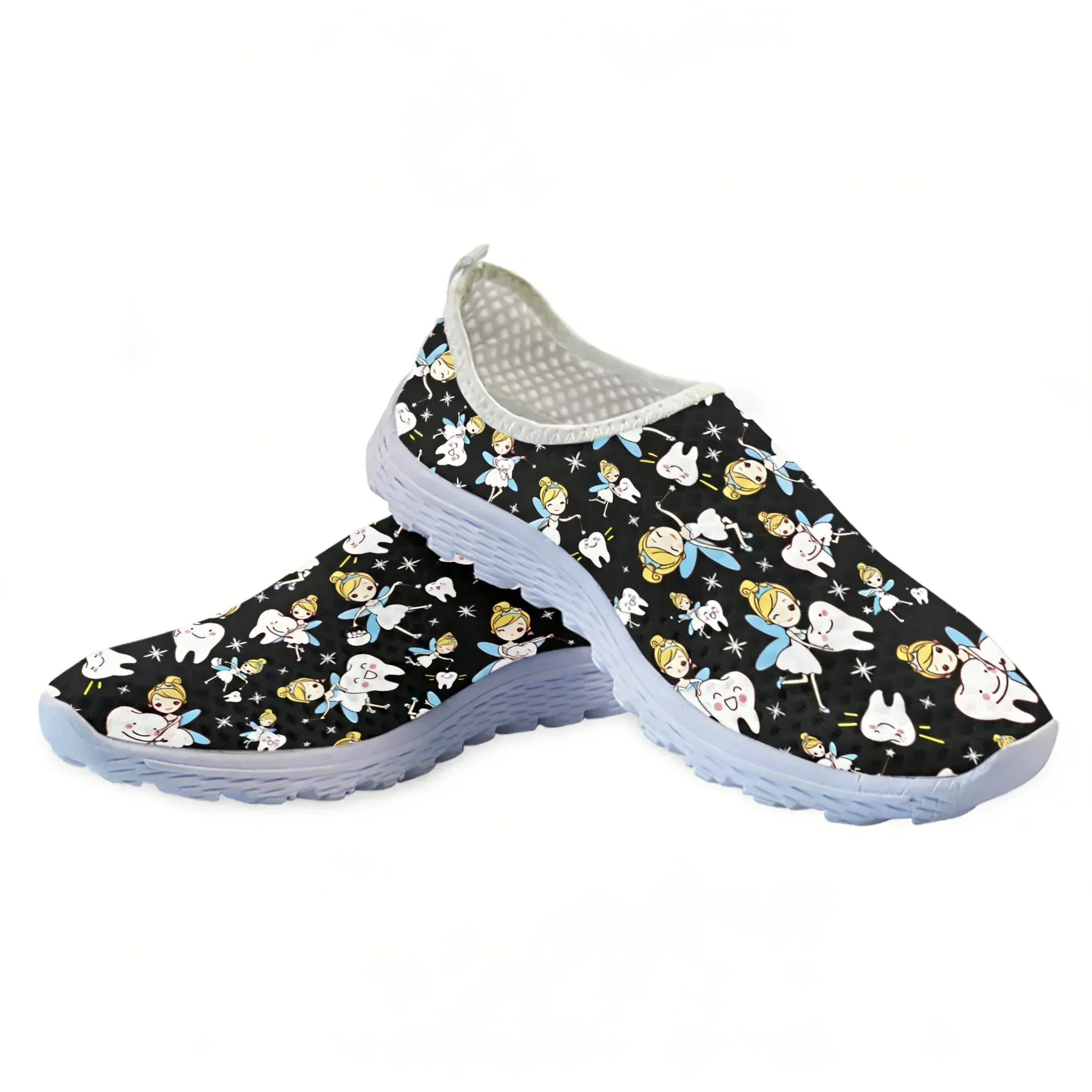 Cute Cartoon Nurse Elf/Teeth M - Women'S Fashion Tennis Shoes recension och pris