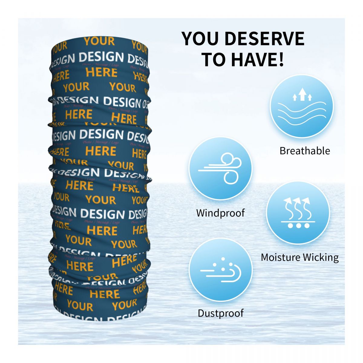Custom Your Design Here Bandan - Women Fashion Logo recension och pris