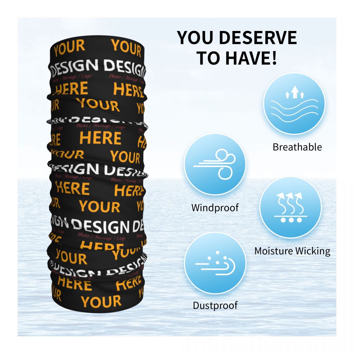 Custom Your Design Here Bandan - Women Fashion Logo recension och pris