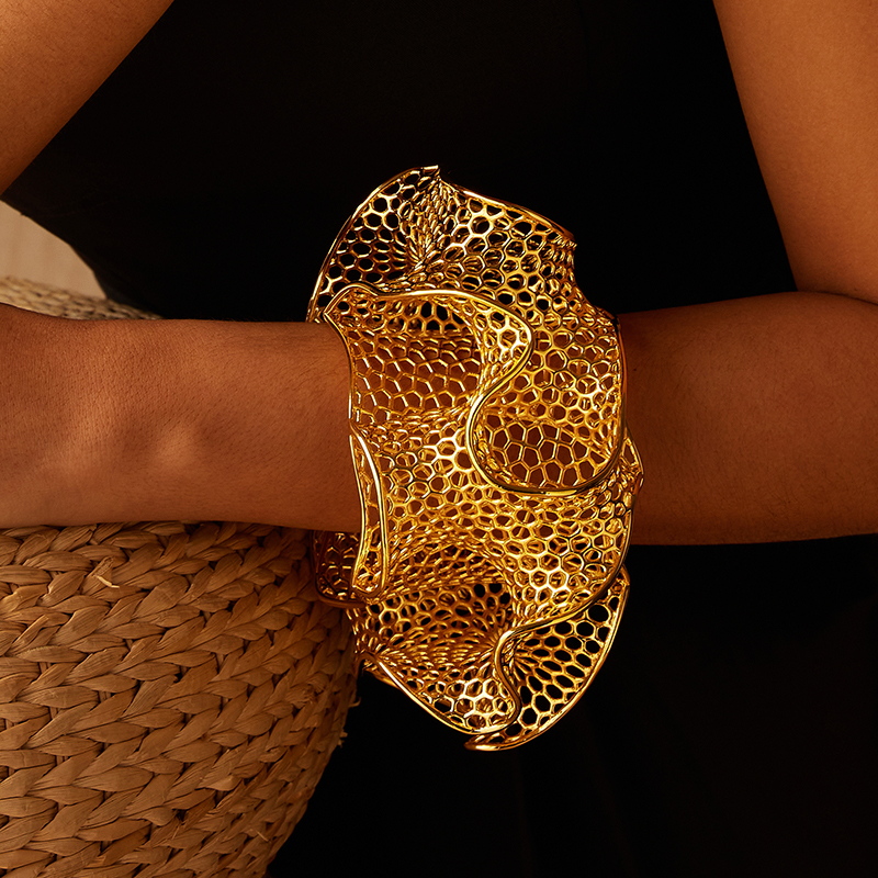 IVOG Petals Design Gold Color  - Women'S Fashion Website recension och pris