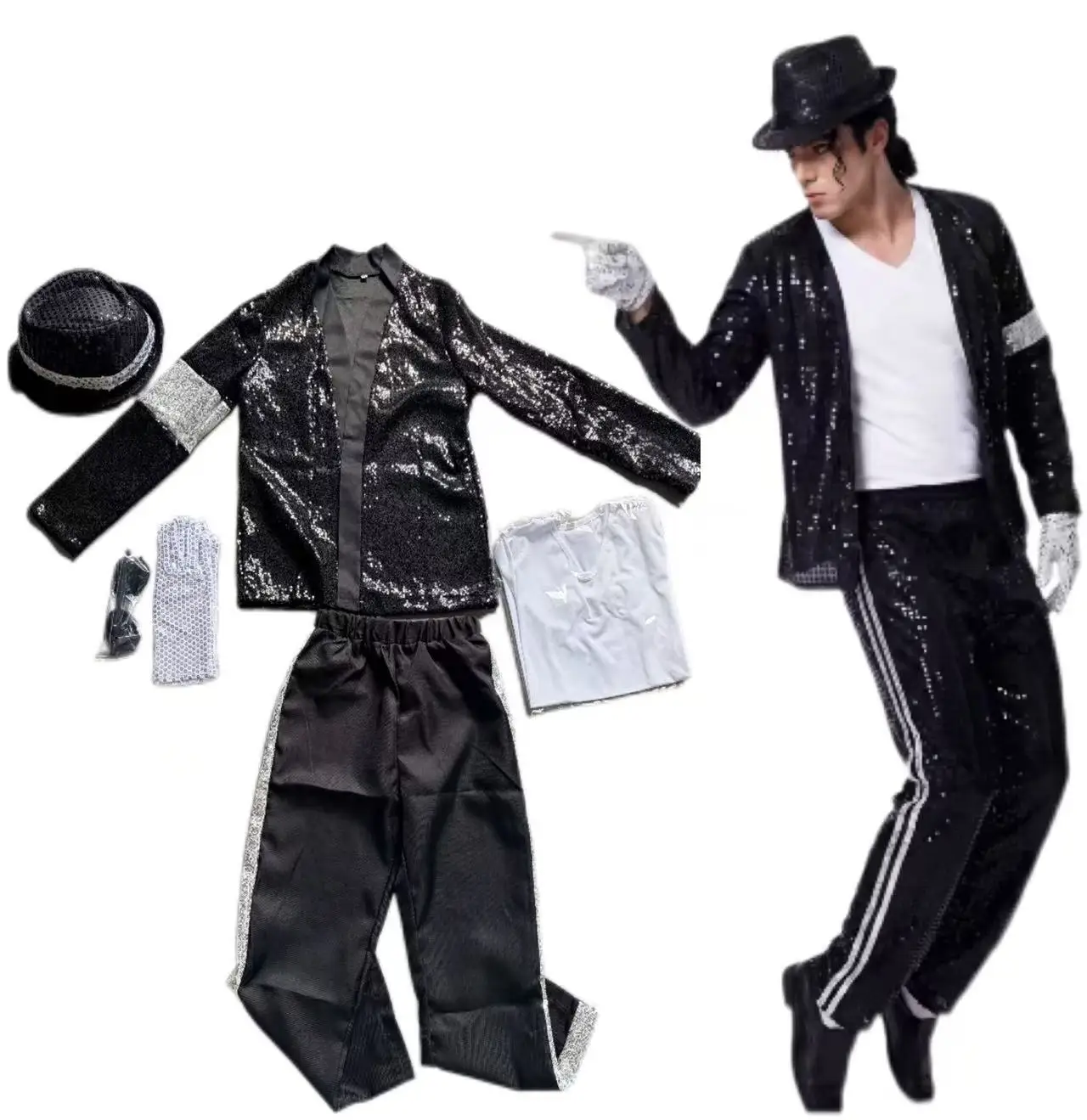 Adult Women Men 80s 90s Pop St - Women'S Fashion From The 80S recension och pris