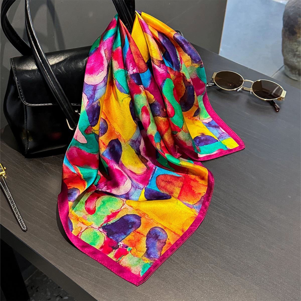 100% Pure Silk Scarf Summer Wo - Women'S Fashion Poncho recension och pris