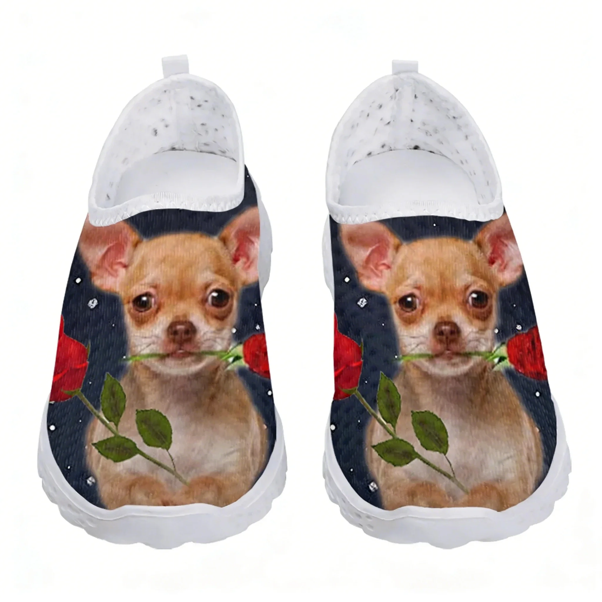 Chihuahua Rose Flower Design M - Women'S Fashion Tennis Shoes recension och pris