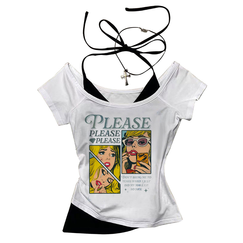 Sabrina Carpenter shirt girl V - Women'S Fashion From The 80S recension och pris