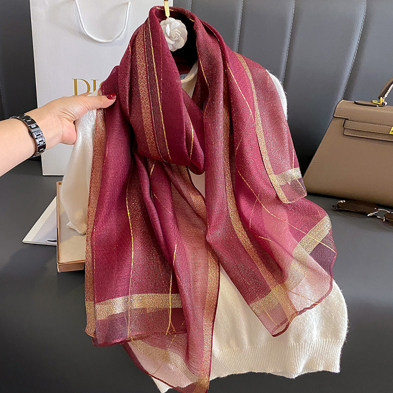 2024 Solid Silk wool scarf for - Women'S Fashion Poncho recension och pris