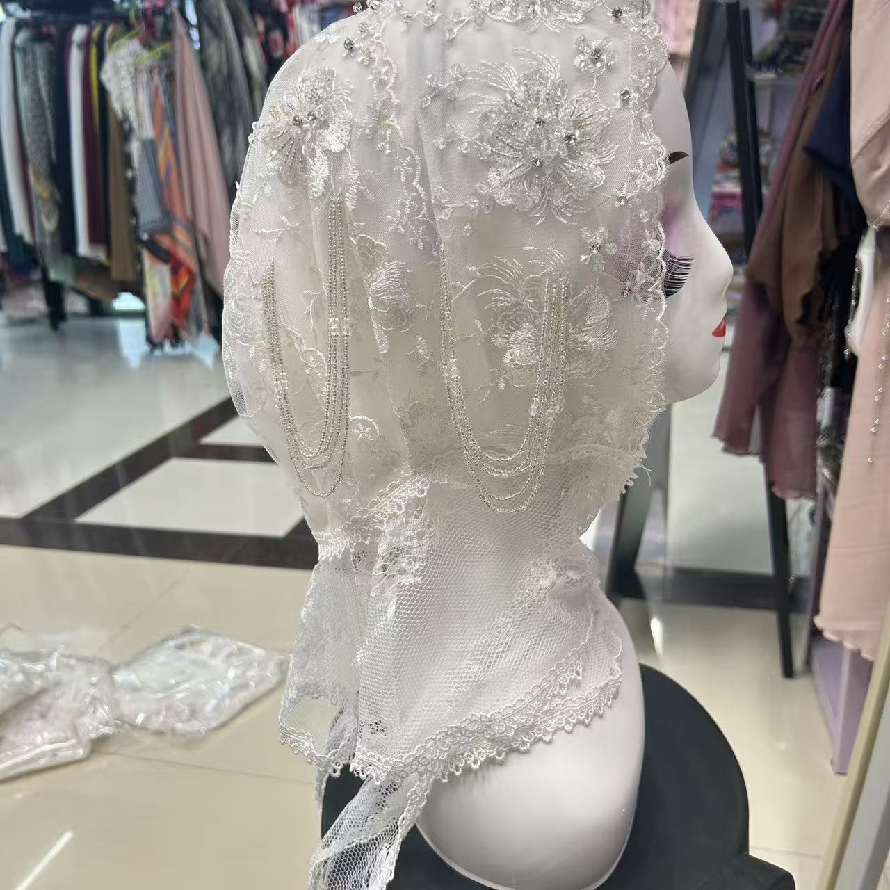 Hijab Muslim Women Shawl Lace  - Women Fashion Malaysia recension och pris
