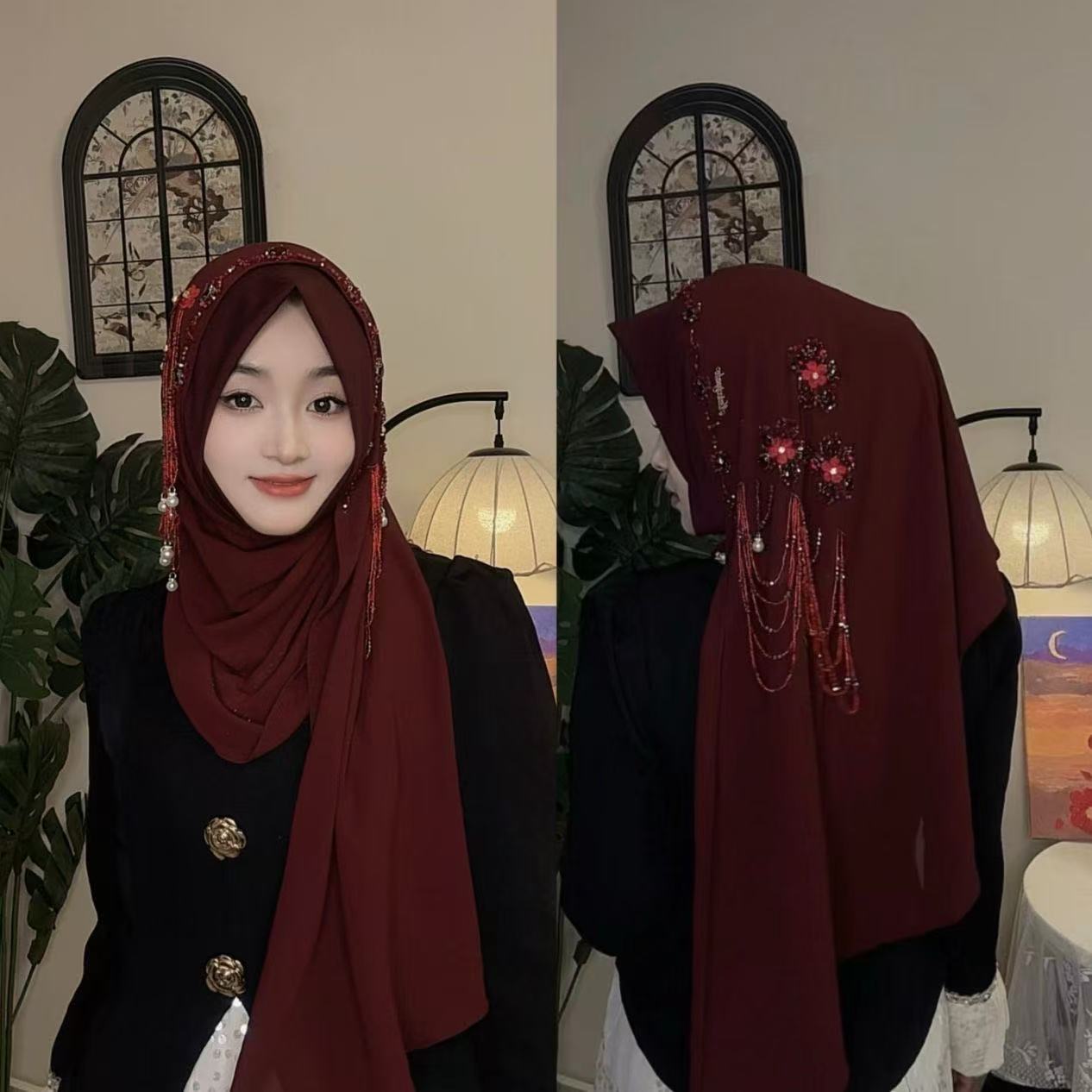 Abaya Hijab Muslim Women Shawl - Women Fashion Malaysia recension och pris