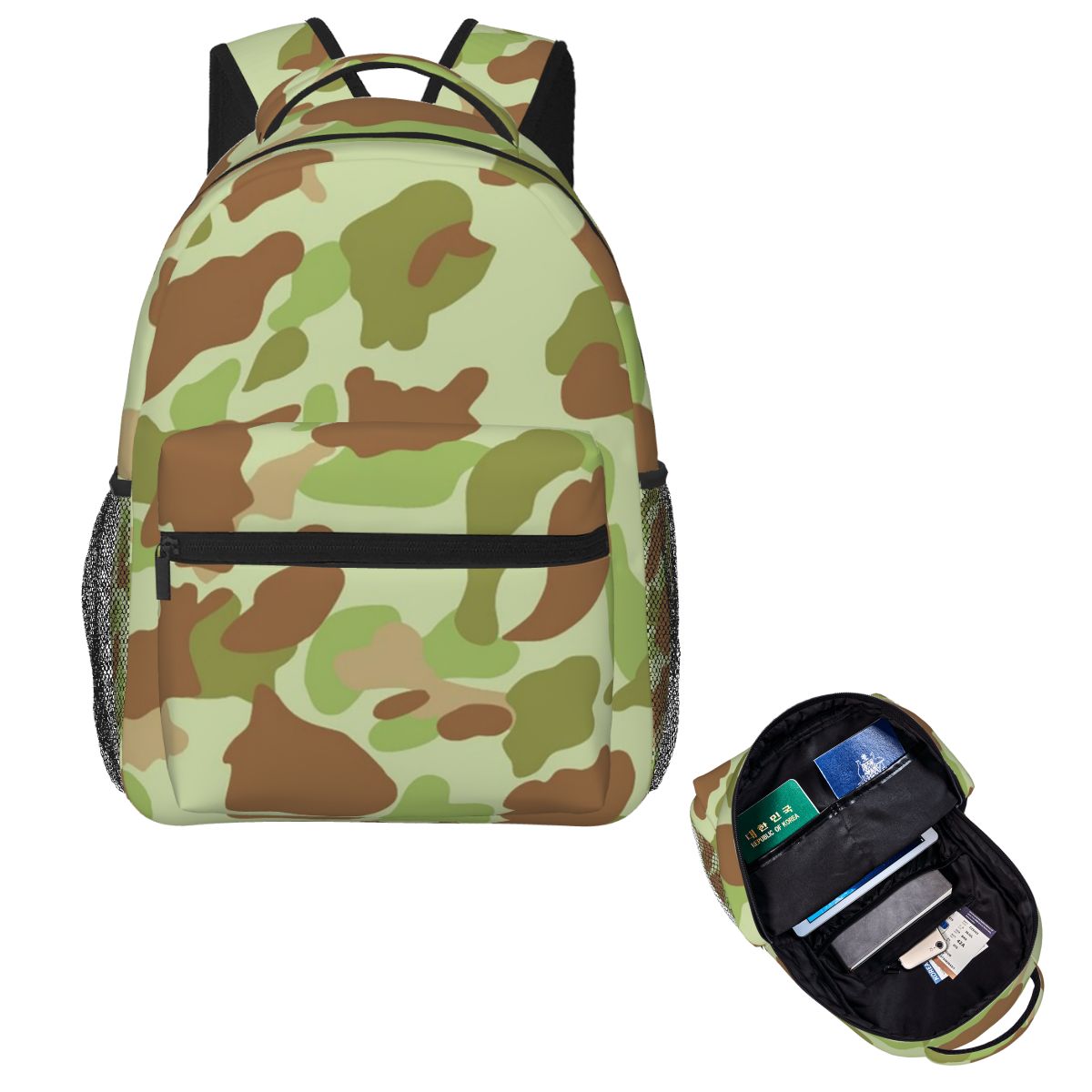 Frogskin Camo WW2 Student Back - Women'S Fashion Ww2 recension och pris