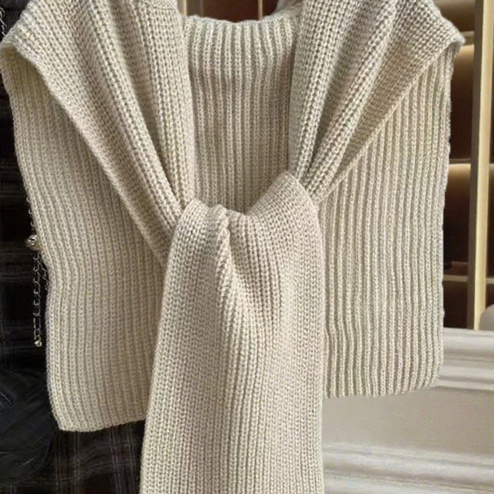 Scarf Oversized Knit Cape Shaw - Women'S Fashion Poncho recension och pris