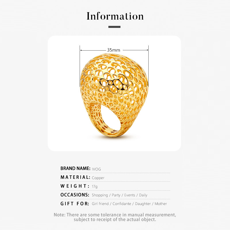 IVOG Hollow Round Ball Large R - Women'S Fashion Website recension och pris