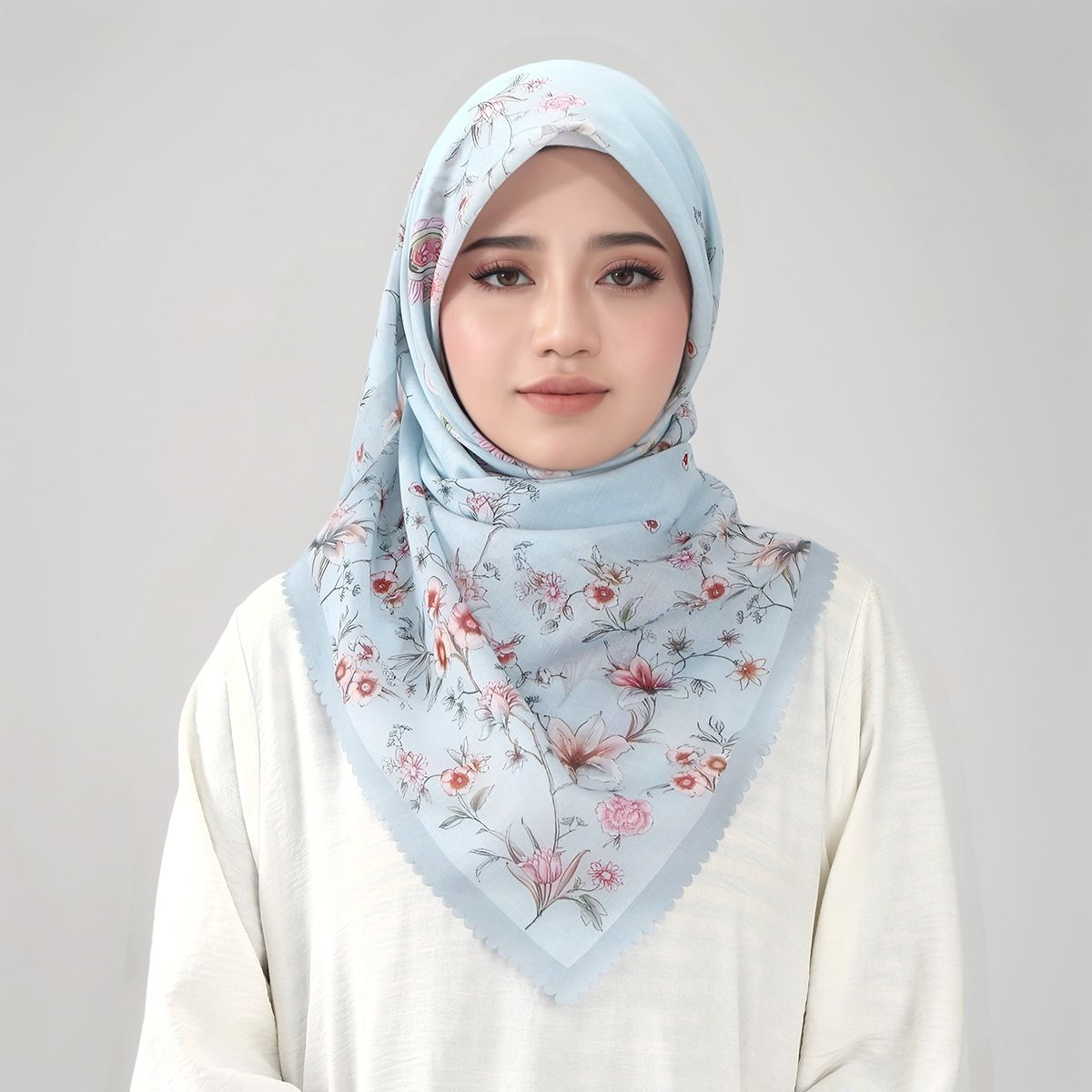 Floral Printed Wave Viscose Sq - Women Fashion Malaysia recension och pris