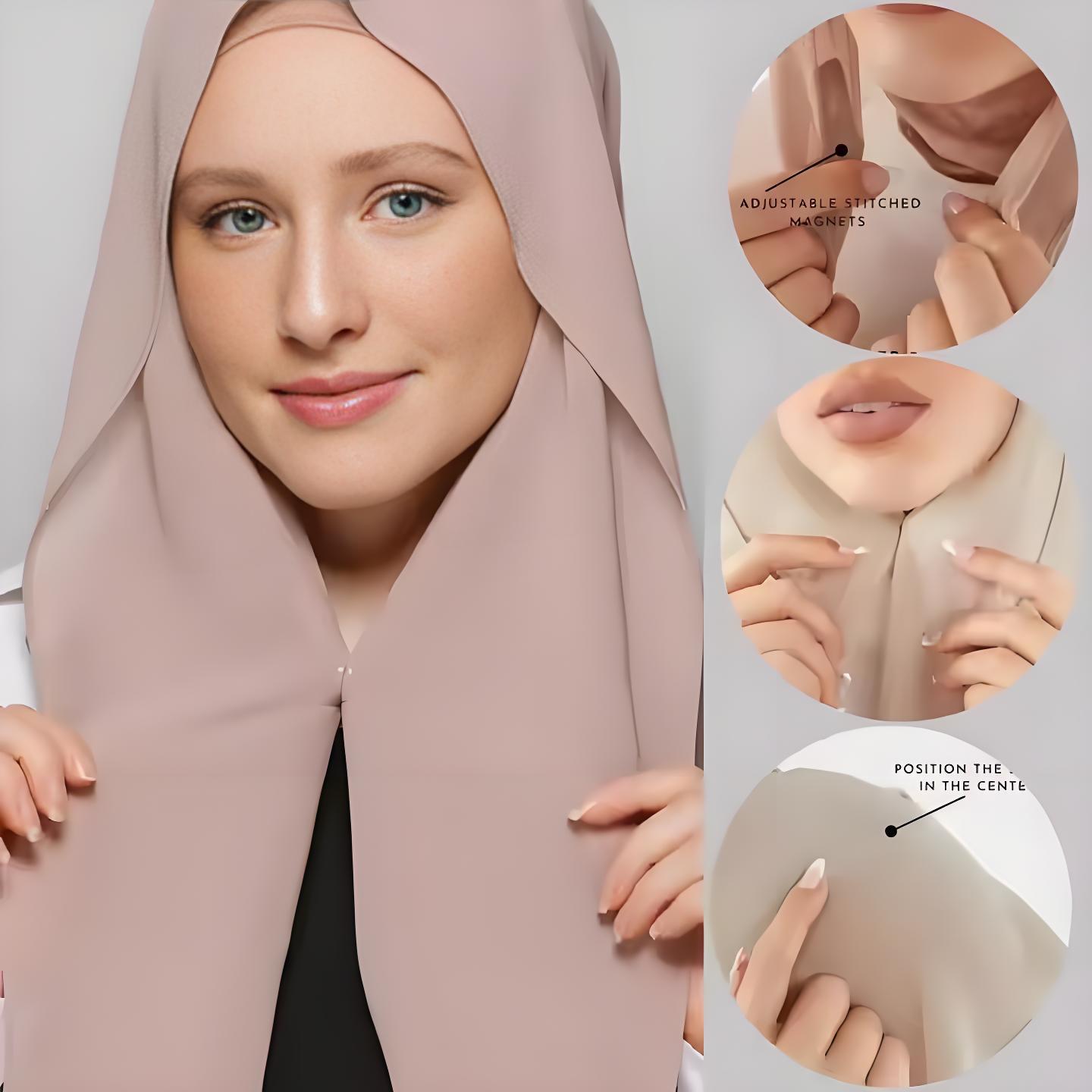 New Lazy Chiffon Hijab with Ma - Women Fashion Malaysia recension och pris