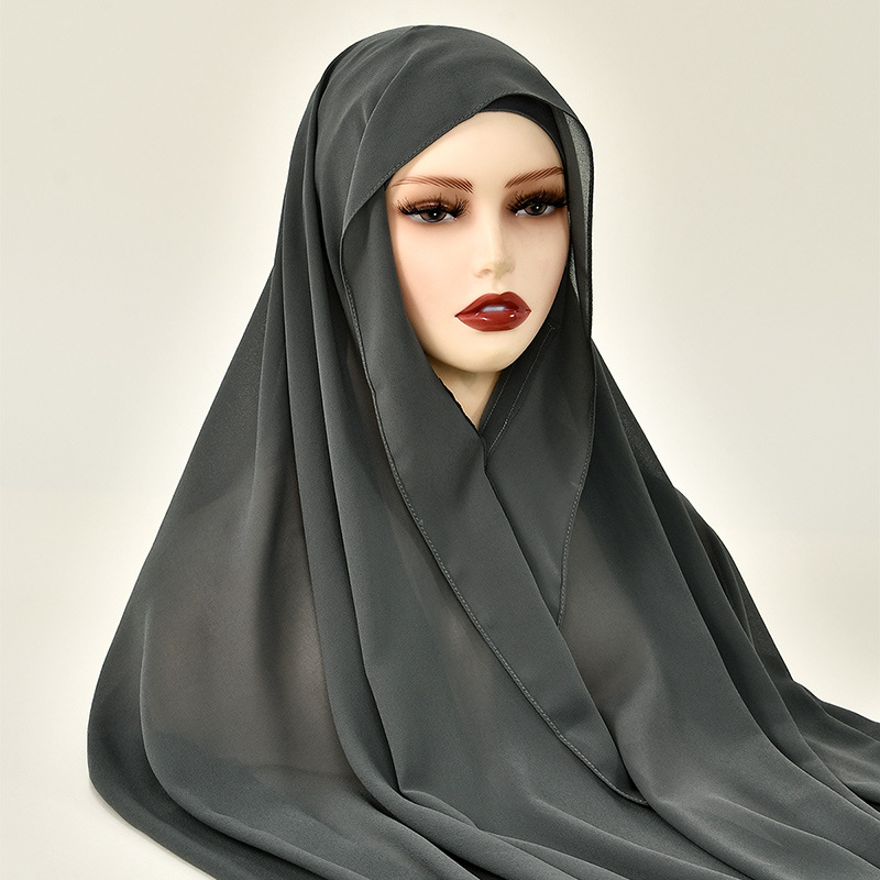 New Lazy Chiffon Hijab with Ma - Women Fashion Malaysia recension och pris