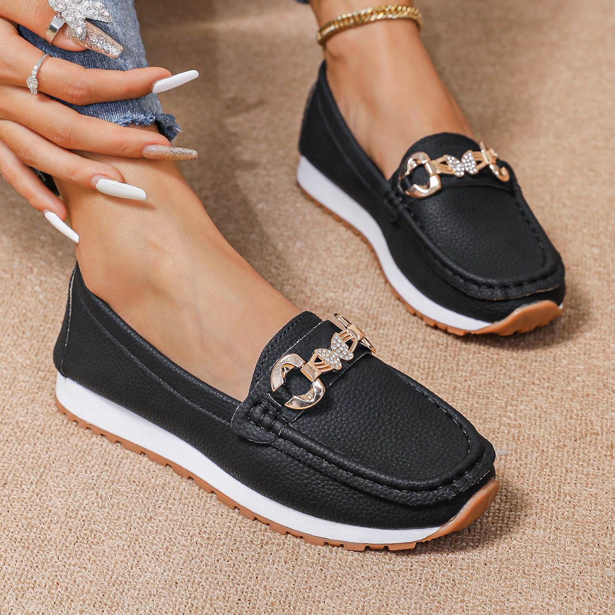 2026 New Women Flats Spring Au - Sneakers Fashion Women recension och pris