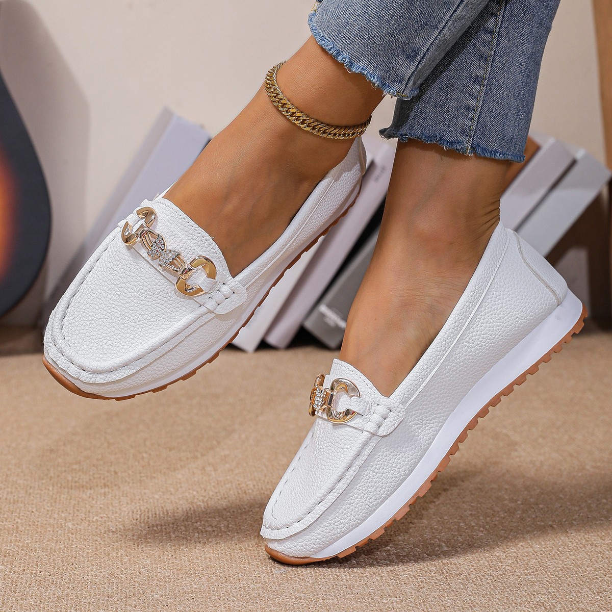 2026 New Women Flats Spring Au - Sneakers Fashion Women recension och pris