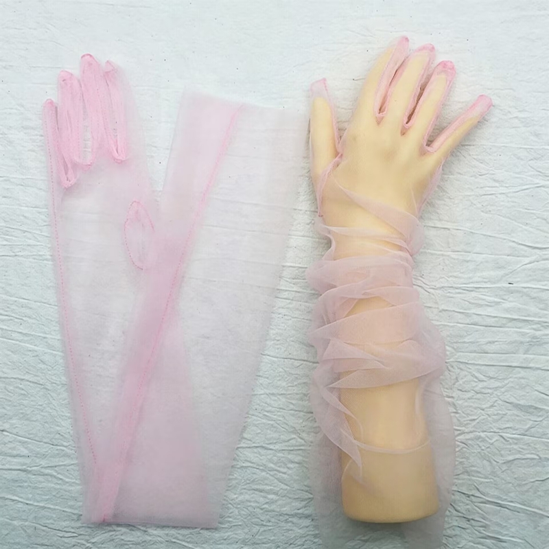 Solid Color Transparent Tulle  - Women Fashion Photoshoot recension och pris