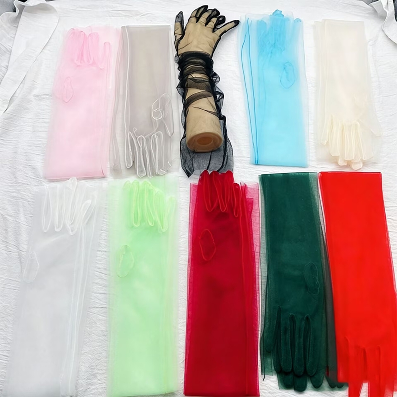 Solid Color Transparent Tulle  - Women Fashion Photoshoot recension och pris