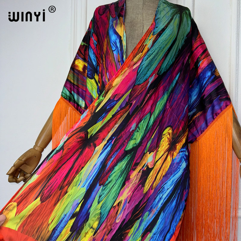 WINYI kimono beach cover-ups b - Women'S Fashion Kimono recension och pris
