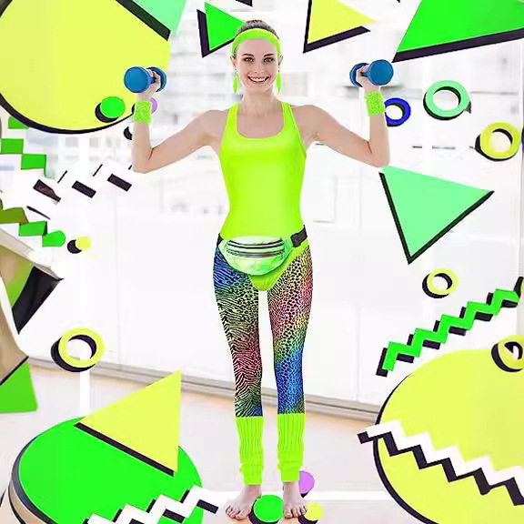 1980s Party Costume Women Spor - Women'S Fashion From The 80S recension och pris