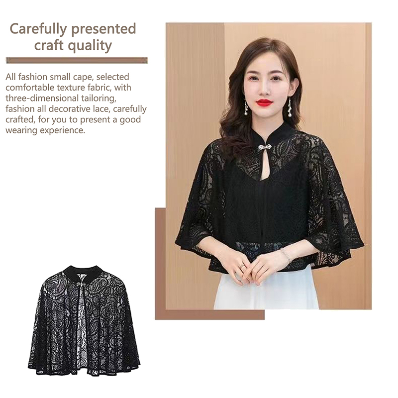 Spring Summer Shawl Coat Thin  - Women'S Fashion Poncho recension och pris