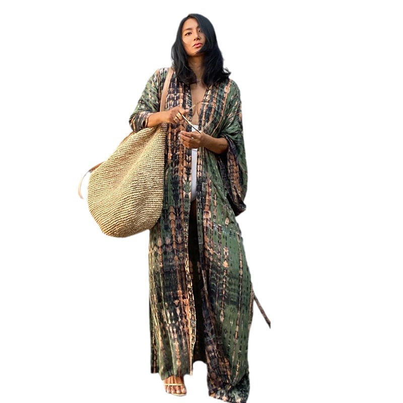 Beach Cover Ups Women Tie Dye  - Women'S Fashion Kimono recension och pris