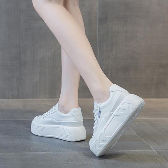 8cm Microfiber Leather Spring  - Sneakers Fashion Women recension och pris