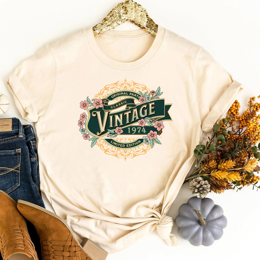 1974 top tees teen funny cute  - Women'S Fashion From The 80S recension och pris